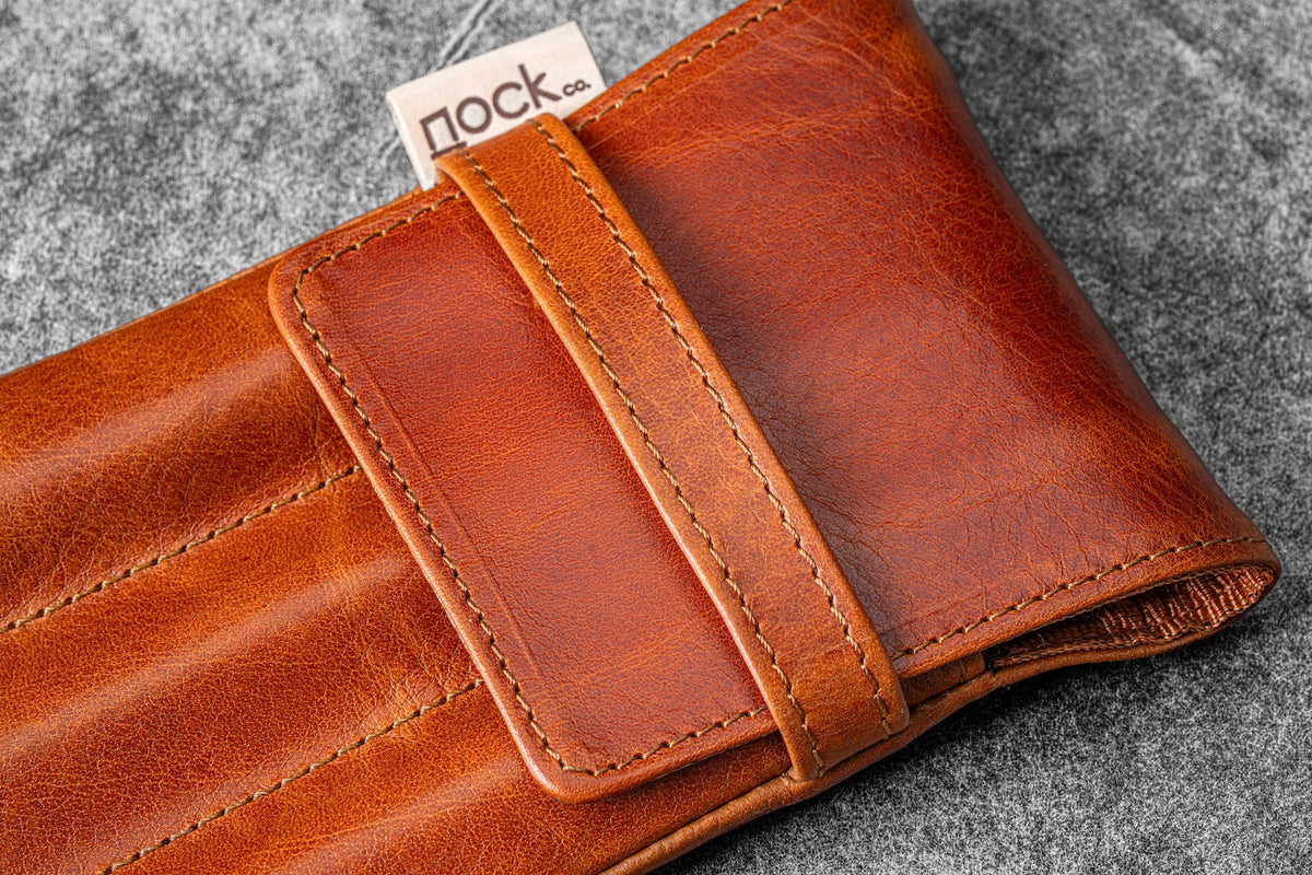 Galen Leather Co. Legacy Collection Galen X Nock Co - Lookout Pen Case