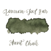 Green-gray ink swatch on a white background. Lennon Tool Bar 'Aunt Chair'