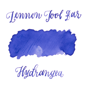 A deep blue-toned periwinkle ink swatch on a white background. Lennon Tool Bar 'Hydrangea'