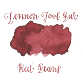 Muted burgundy ink swatch on a white background. Lennon Tool Bar 'Red Beans'