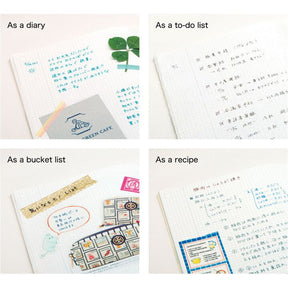 Kokuyo Jibun Techo Idea 5mm Grid B6 Slim