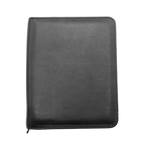 Nagasawa Leather 10 Pen Zip Case - Black