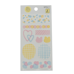 Midori Notebook Stickers - Cute Motif
