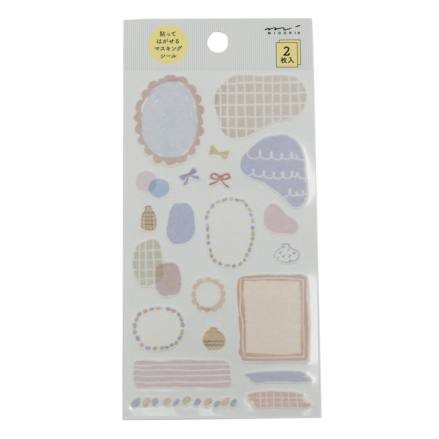 Midori Notebook Stickers - Flower