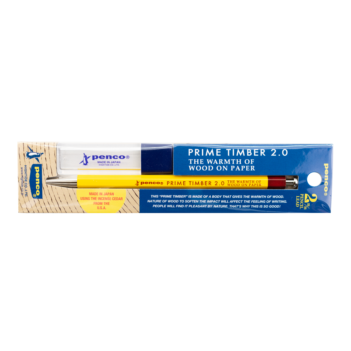 Penco Prime Timber 2.0 Wood Mechanical Pencil  2mm