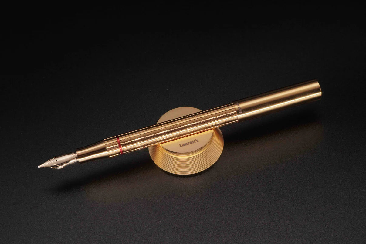 Laurett's Stealthread Fountain Pen Gold colored