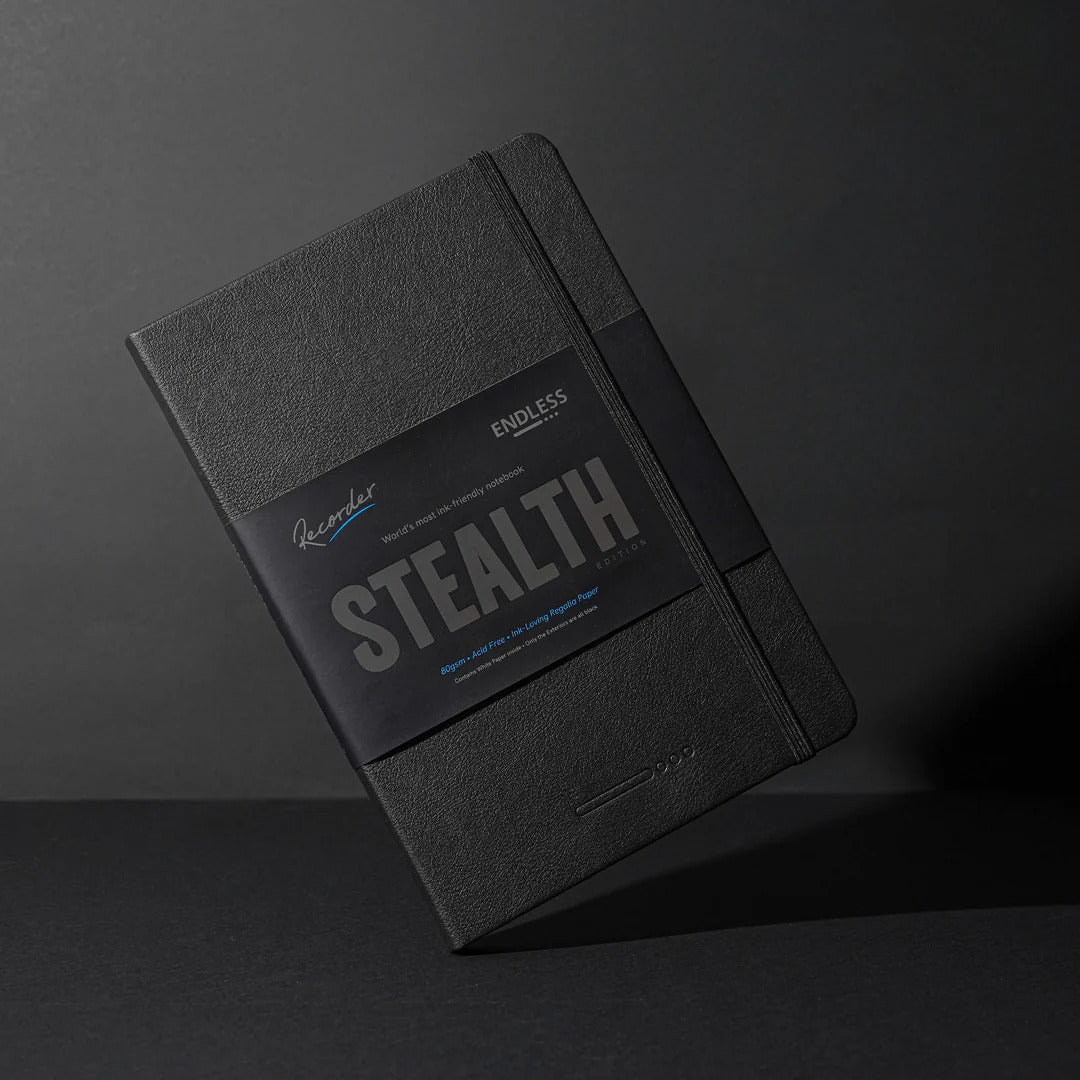 Endless Recorder Notebook Stealth Black