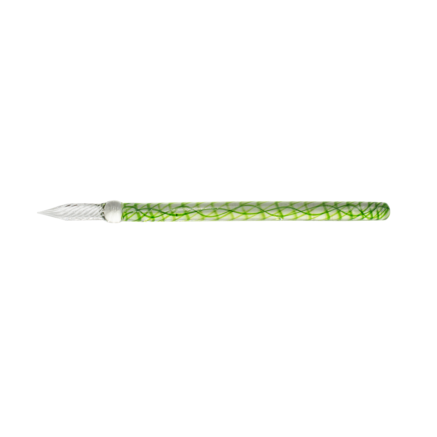 Jacques Herbin Straight Glass Dip Pen - Vert Pre