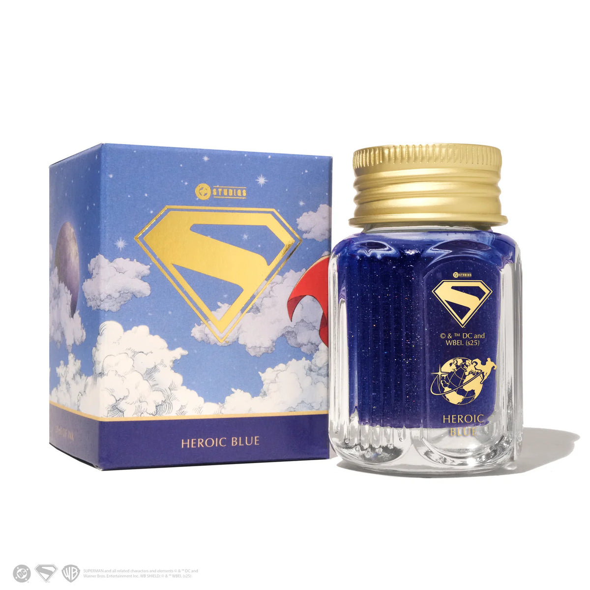 Ferris Wheel Press  - Superman Heroic Blue Ink