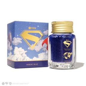 Ferris Wheel Press  - Superman Heroic Blue Ink