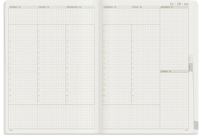 Wonderland222 2026 B6 Weekly Planner - All-in-One - Stacked Weekends