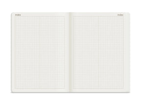 Wonderland222 Notebook B6 Grid 368 Page - Fiddlehead
