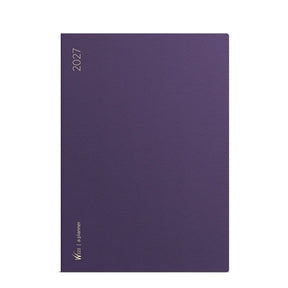 Wonderland22 2027 A5 Weekly Planner - Core - Stacked Weekends