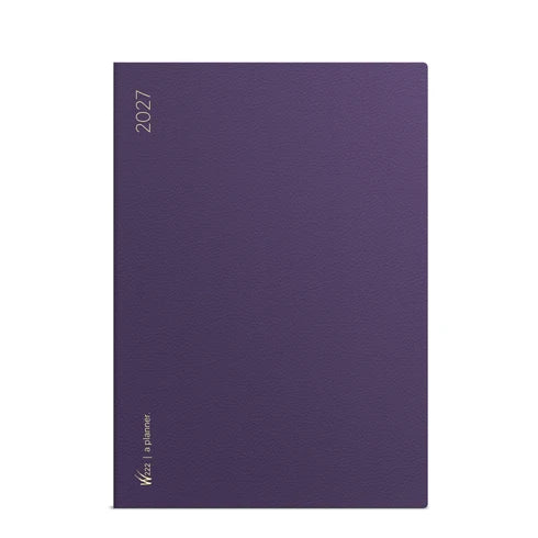 Wonderland22 2027 A5 Weekly Planner - Core - Stacked Weekends