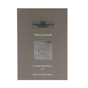 Wearingeul Book Cover Metal Sticker
