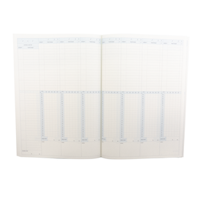 Kokuyo Campus Study Planner Weekly Visualized - Blue
