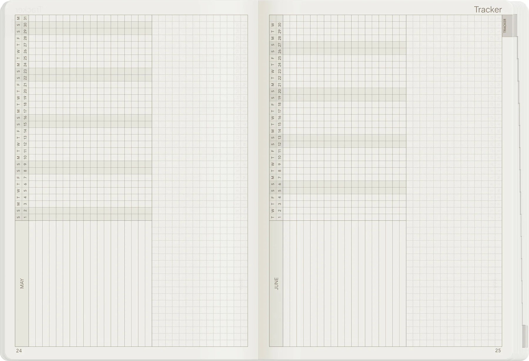 Wonderland22 2027 A5 Weekly Planner - Core - Horizontal