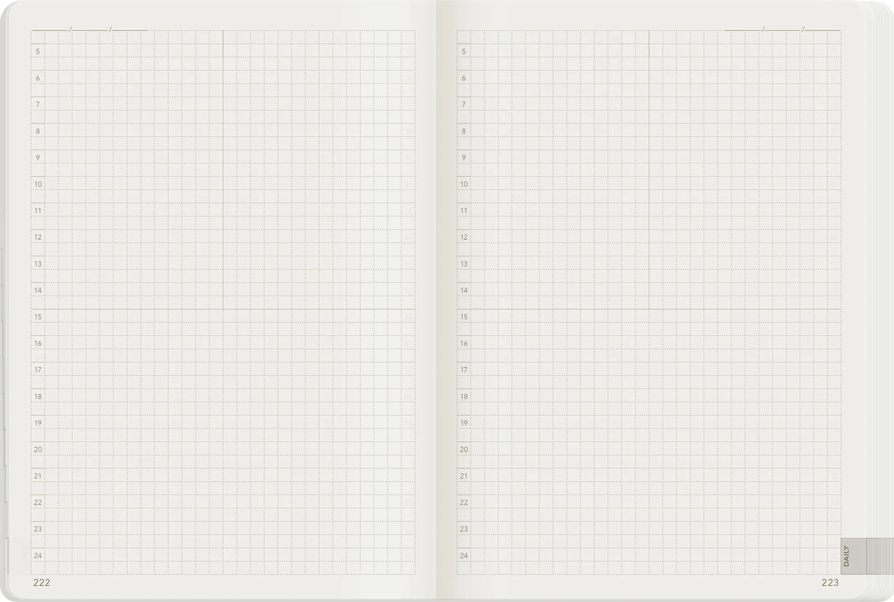 Wonderland22 2027 A5 Weekly Planner - All-in-One - Stacked Weekends