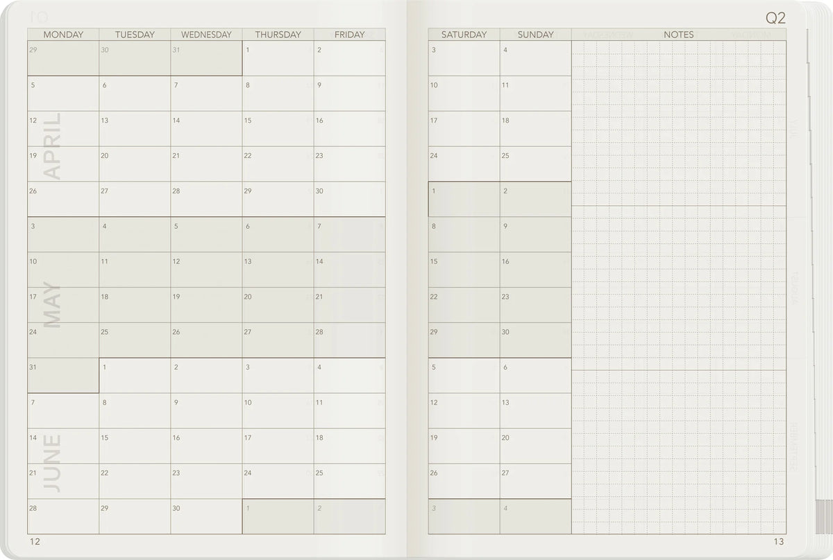 Wonderland222 2027 B6 Weekly Planner - Core - Horizontal
