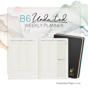 Wonderland222 Undated Weekly Planner B6 - Core - Stacked Weekends