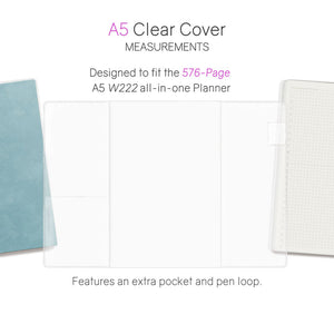 Wonderland22 A5 Vinyl Clear Cover - 576 Page Notebooks
