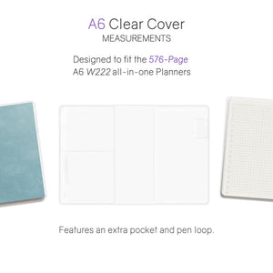 Wonderland222 A6 Vinyl Clear Cover - 576 Page Notebooks