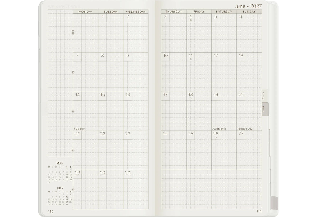 Wonderland222 2027 W1 Weekly Planner - Core - Horizontal