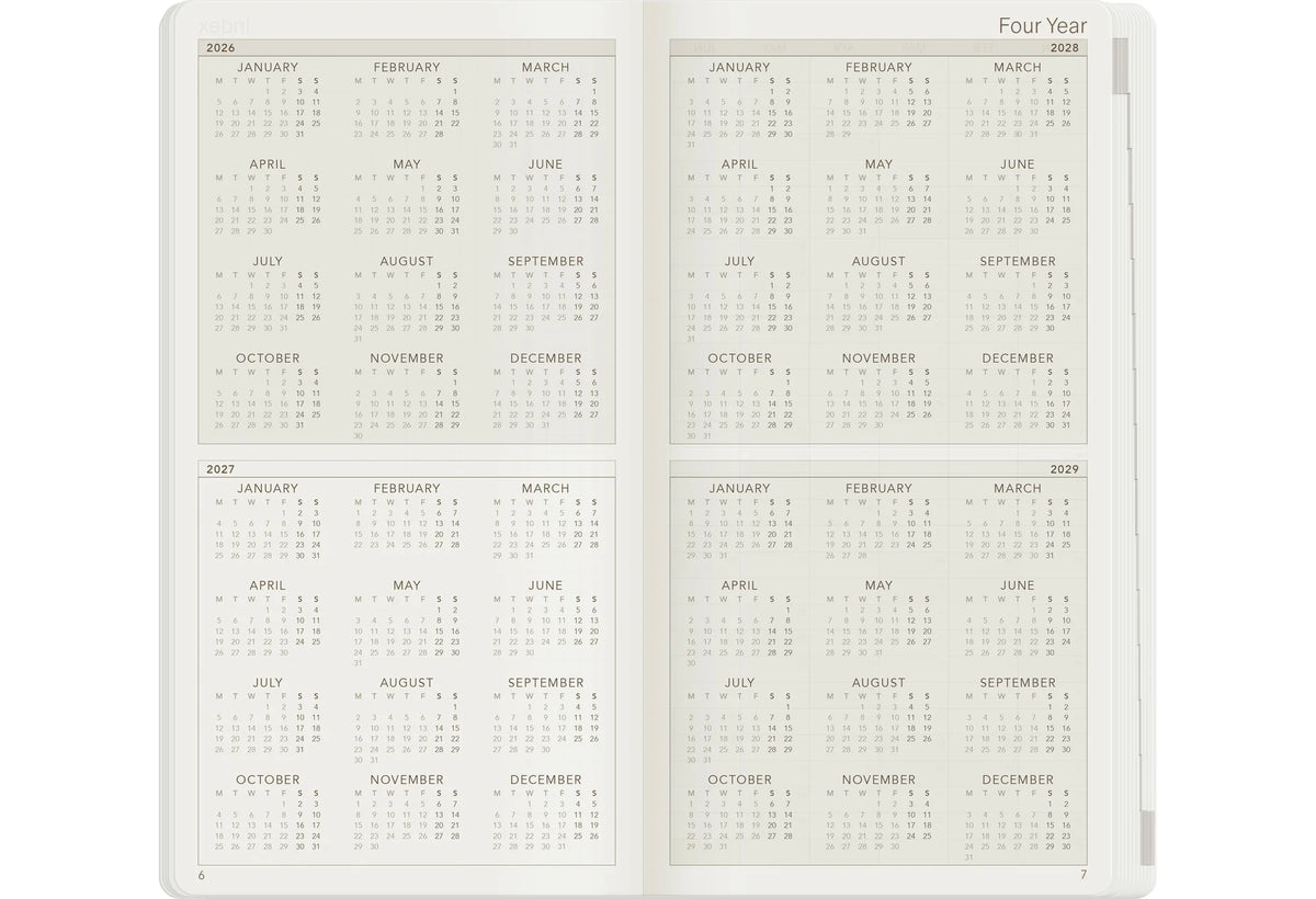Wonderland222 2027 W1 Weekly Planner - Core - Stacked Weekends