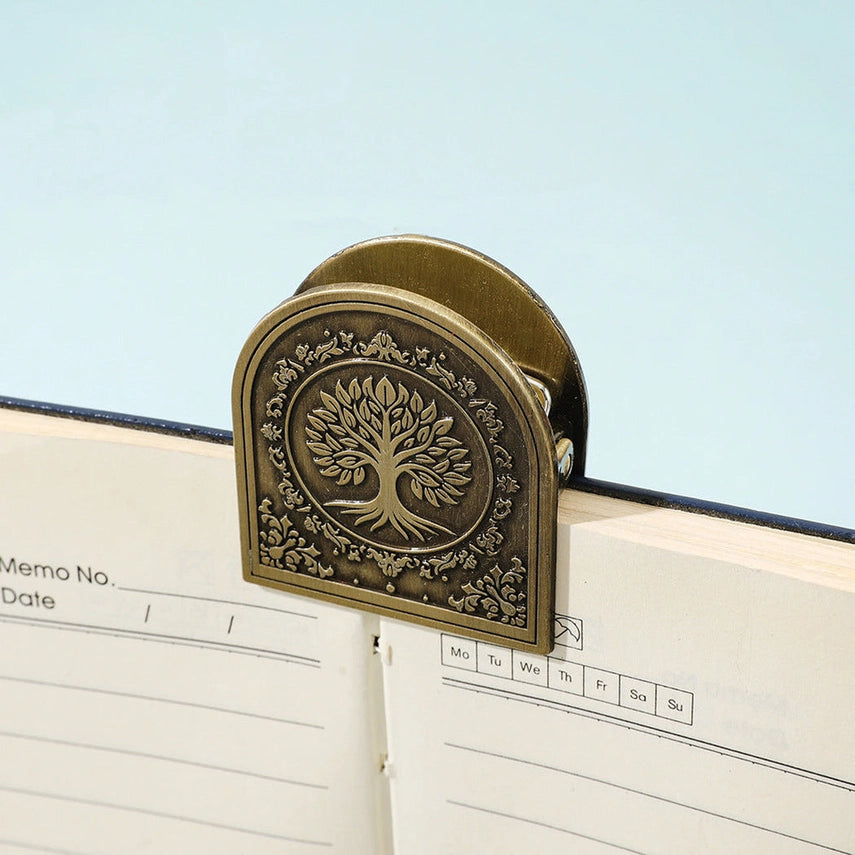 Oria & Co. - Novellea Engraved Antique Tone Page Clip Bookmark
