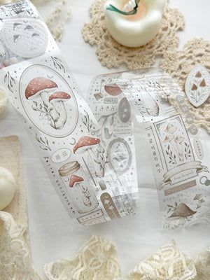 Leelajournals Pet Tape - Fungi Fairytale Gloss ( Pre Cut)