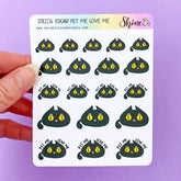 Shine Sticker Studio Sticker Sheet - Edgar Pet Me Love Me