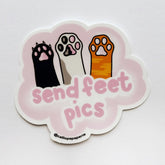 Calliope Pencil Factory - Vinyl Sticker - Send Feet Pics