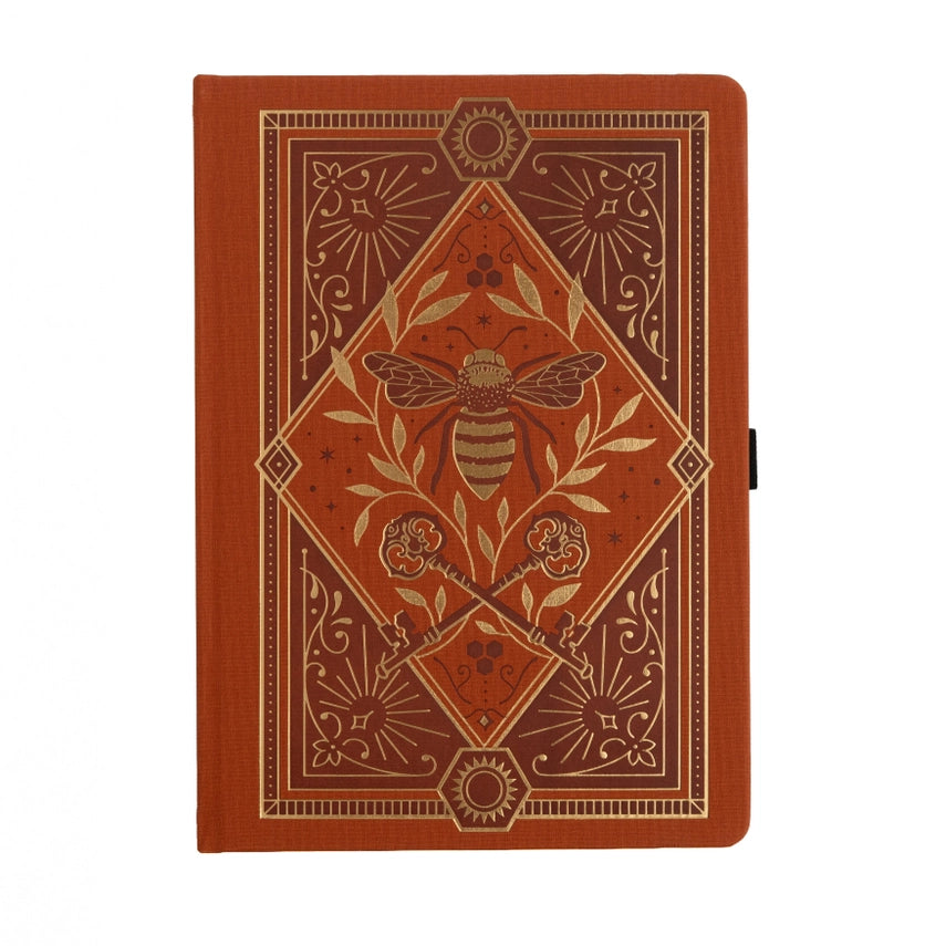 Archer & Olive - Kraft Dot Grid Notebook - Keeper of Bees in Rust A5