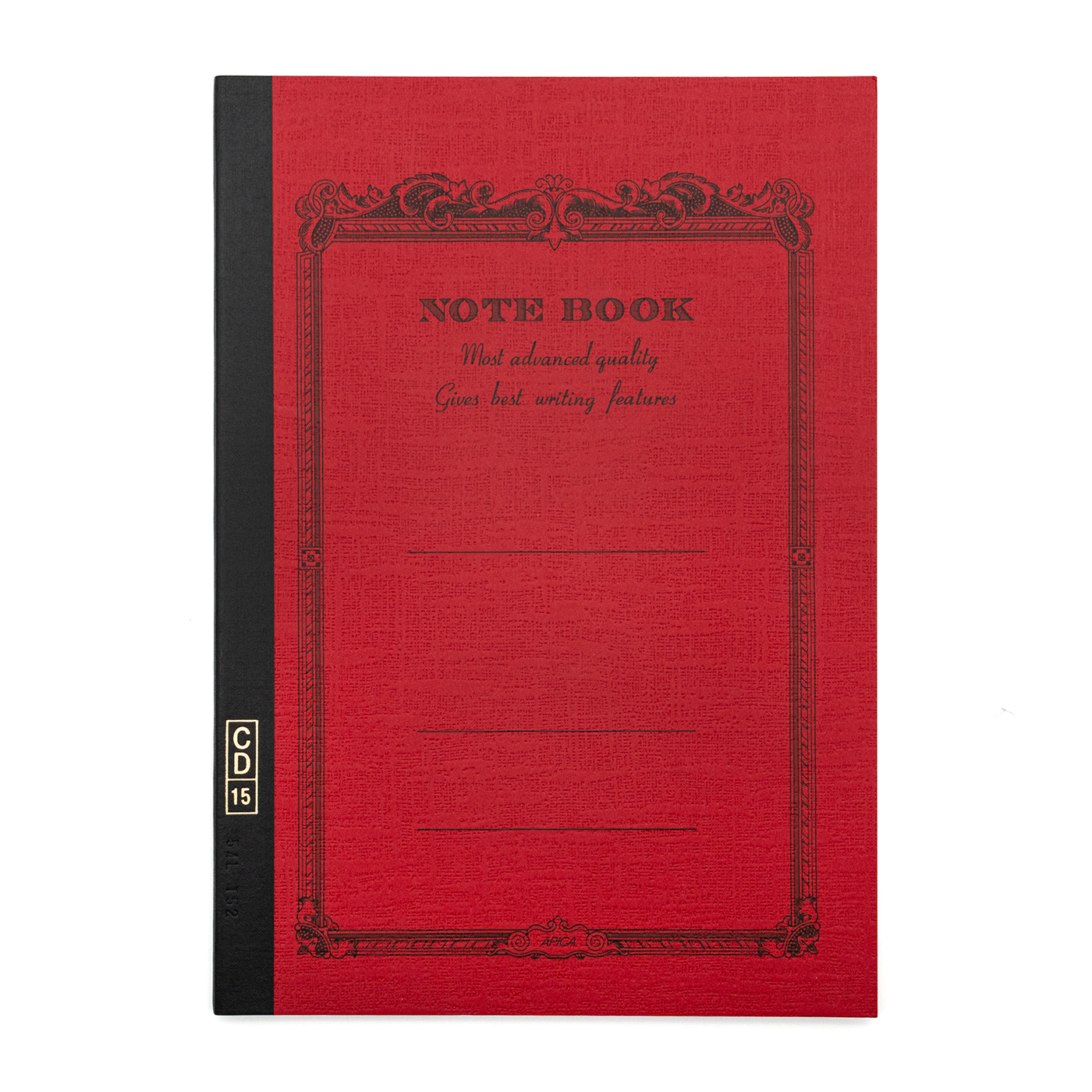 APICA CD B5 Notebook - Red 6.5mm Ruled