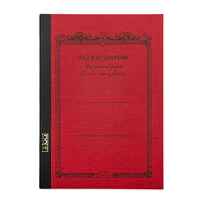 APICA CD B5 Notebook - Red 6.5mm Ruled