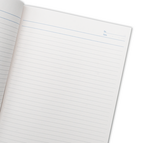 APICA CD B5 Notebook- White 6.5mm Ruled