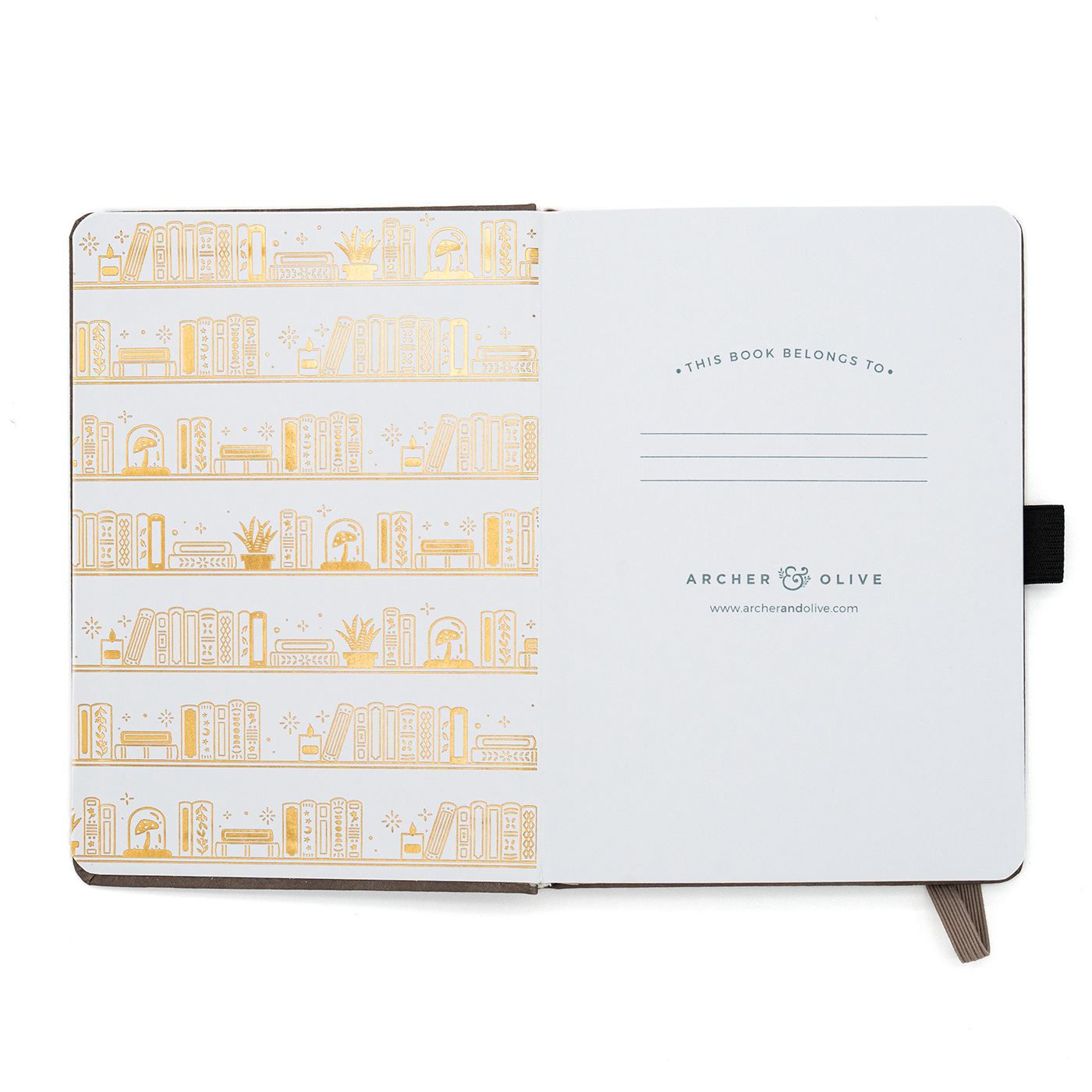 Archer & Olive B6 - Bookshelf Dot Grid Notebook