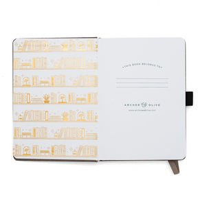 Archer & Olive B6 - Bookshelf Dot Grid Notebook