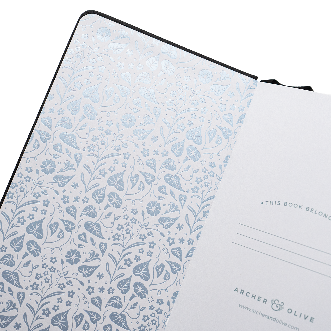 Archer & Olive TN - Midnight Floral Dot Grid Notebook