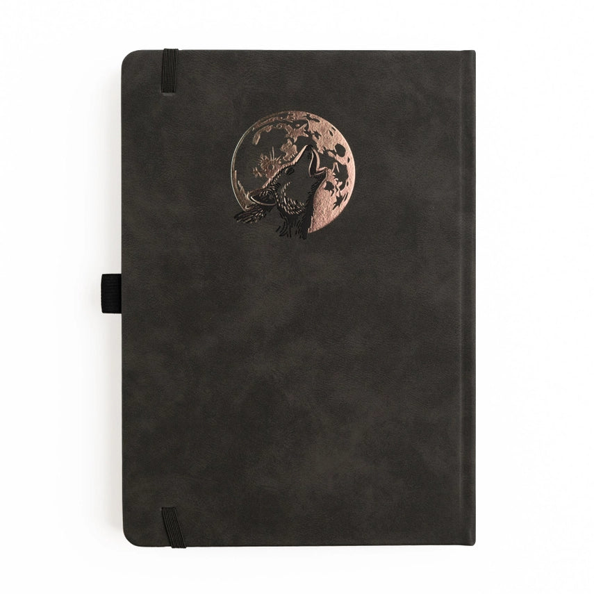 Archer & Olive - Dot Grid Notebook - Wolf in the Night B5