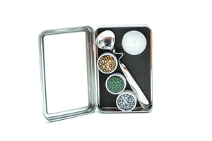 Global Solution Sealing Wax Bead Kit - Antique Gold, Green and Silver
