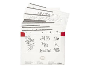 Brause Calligraphy Practice Cards