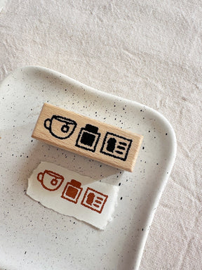 Bloom Paper Studio Wooden Stamp - Cozy Ink Sesh