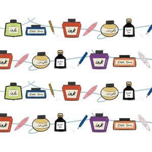 StickersByZach - Washi Tape - Pens & Inks (Mini)