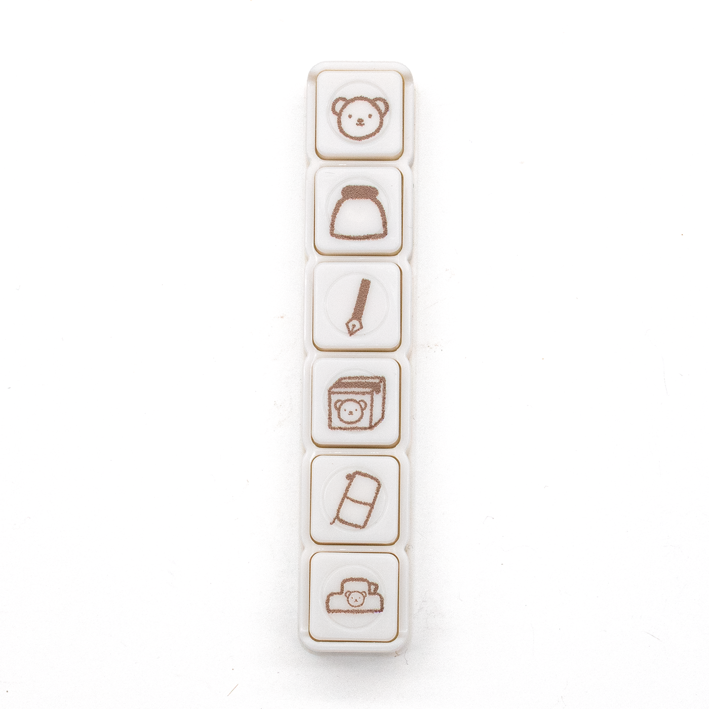 Bloom Paper Studio Button Stamp - Bear's Happy Moments