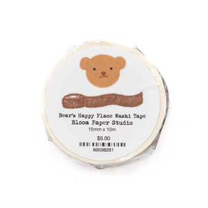 Bloom Paper Studio Washi Tape - Bear's Happy Place