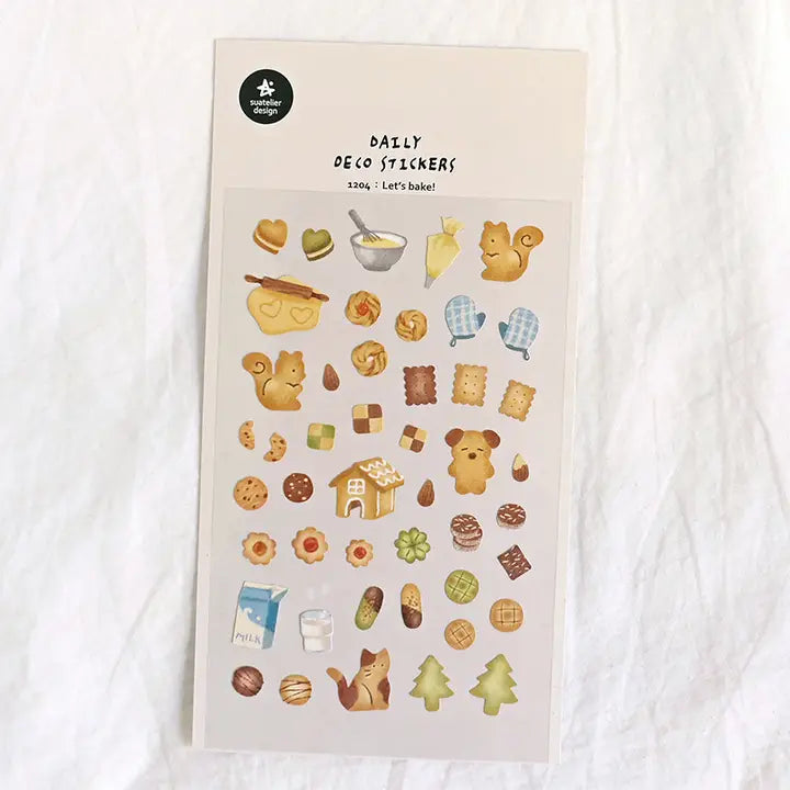 Suatelier Design - Sticker Sheet - Let's Bake!