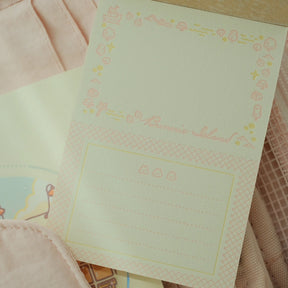 2jingis2jing - Letterpress Memo Pad - Bunnie Island