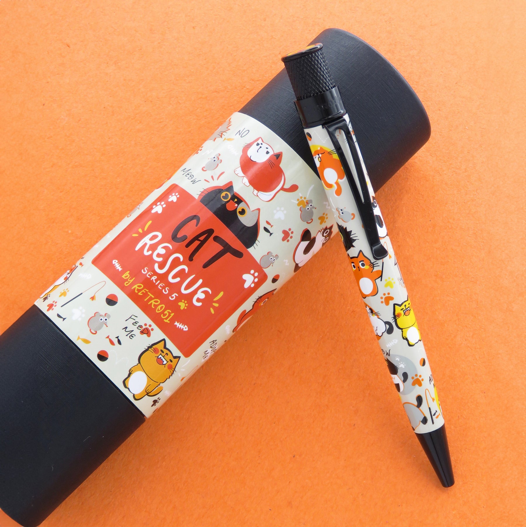 Retro 1951 "Rescue" - Cat Rescue Ballpoint Edition 5