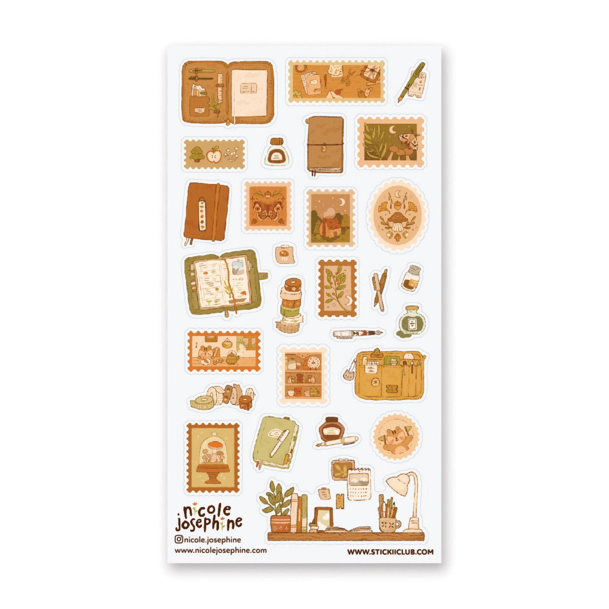 STICKII Sticker Sheet - Journaling Fave